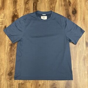 Reigning Champ T-Shirt Navy Blue Short Sleeve Crewneck Mens Size XL